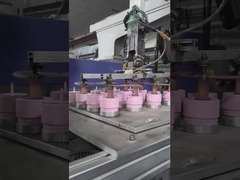 Bottiglia di crema per pareti rosa 50 ml PET bottiglia di confezione per la cura della pelle