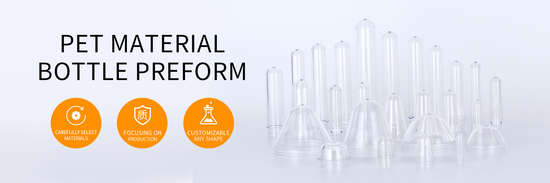 qualità Preforma di bottiglia cosmetica fabbrica